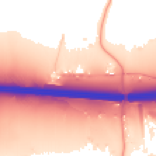 Daytime road noise heatmap for SO16 0YB