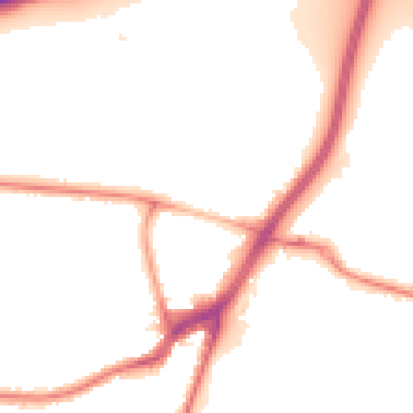 Night-time road noise heatmap for SO16 3DJ