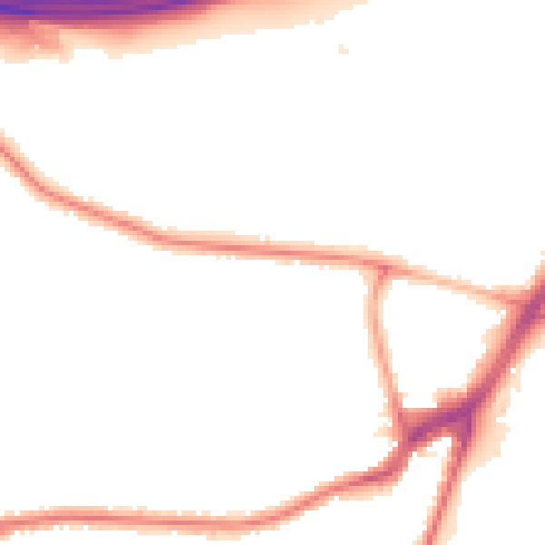Night-time road noise heatmap for SO16 3DY
