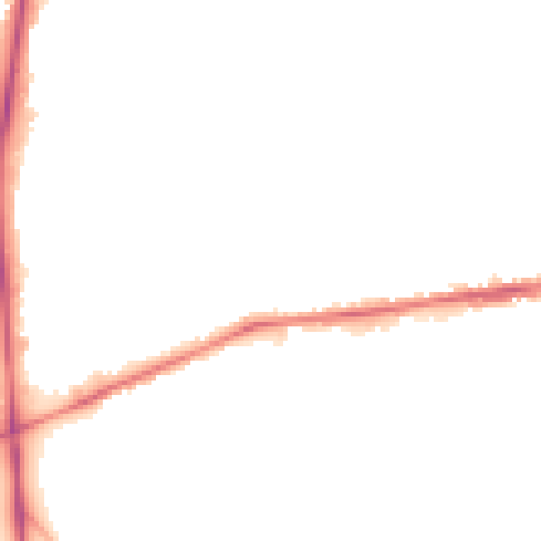 Night-time road noise heatmap for SO16 3GB