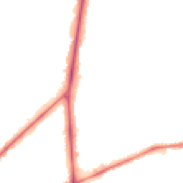 Night-time road noise heatmap for SO16 3HY