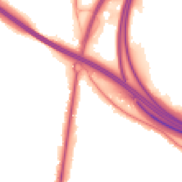 Night-time road noise heatmap for SO16 3NF