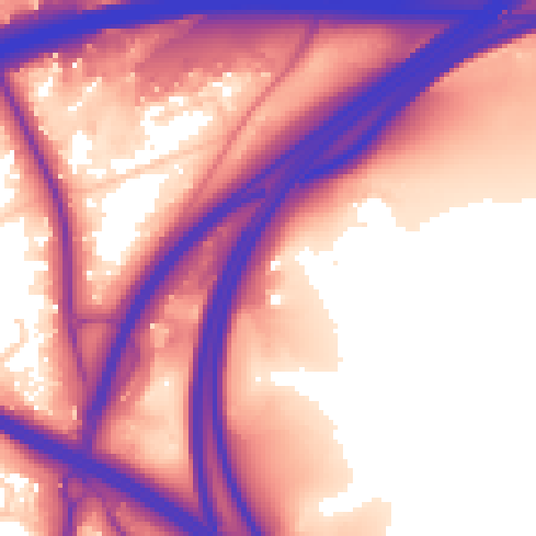 Daytime road noise heatmap for SO16 3NG