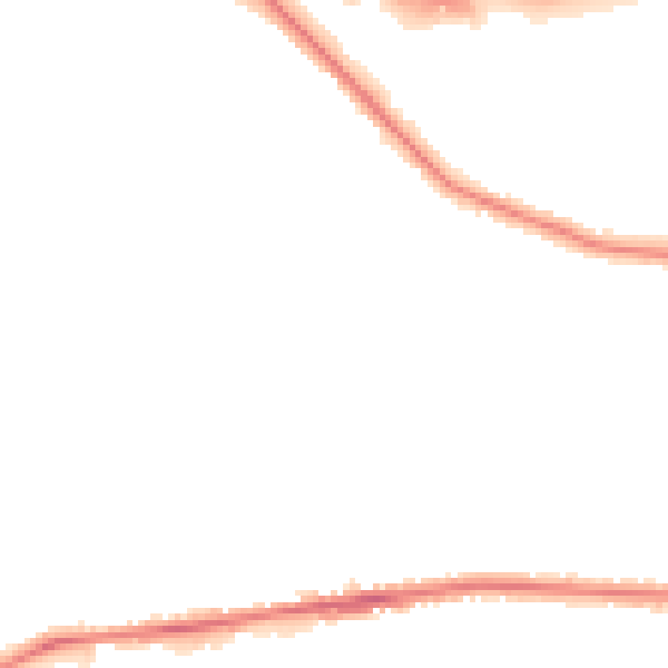 Night-time road noise heatmap for SO16 3PP