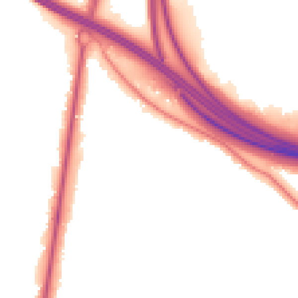 Night-time road noise heatmap for SO16 3PT