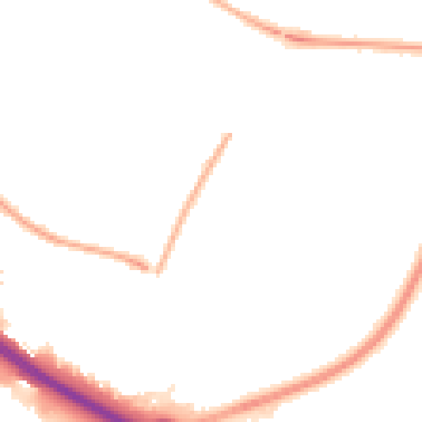 Night-time road noise heatmap for SO16 4AE