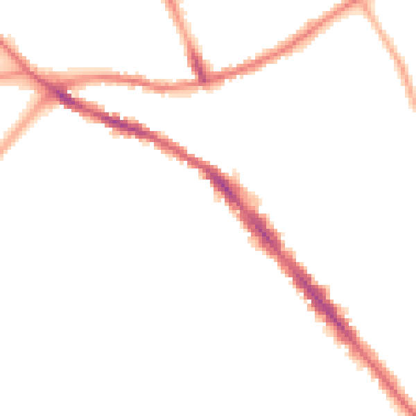 Night-time road noise heatmap for SO16 4FL