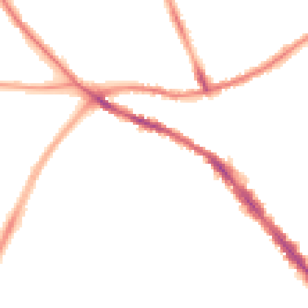 Night-time road noise heatmap for SO16 4GP