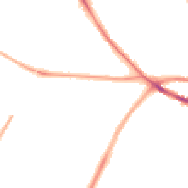 Night-time road noise heatmap for SO16 4HA