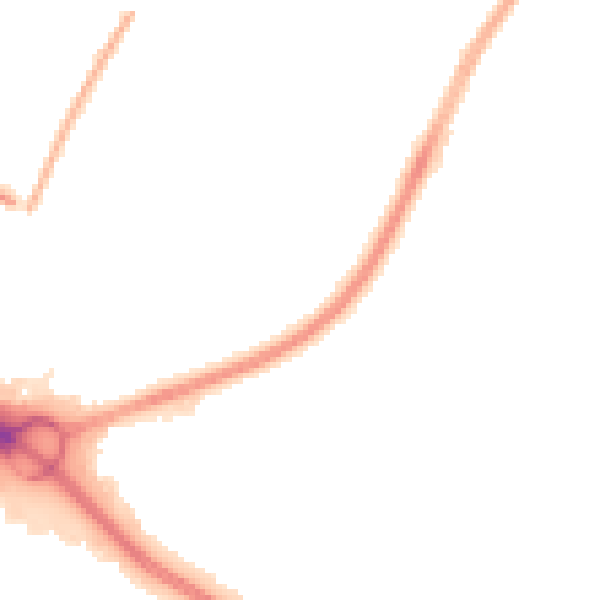 Night-time road noise heatmap for SO16 4QR