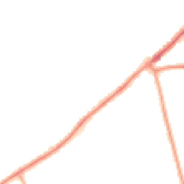 Night-time road noise heatmap for SO16 6DP