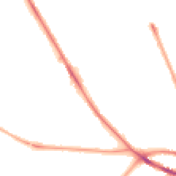 Night-time road noise heatmap for SO16 6FP