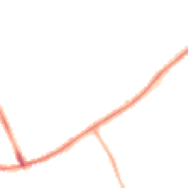 Night-time road noise heatmap for SO16 6QF