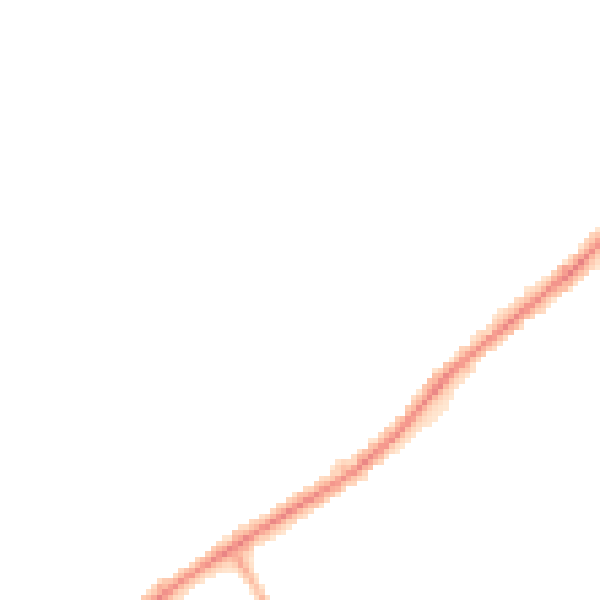 Night-time road noise heatmap for SO16 6QT