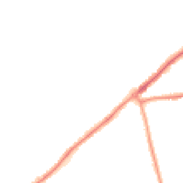 Night-time road noise heatmap for SO16 6RQ