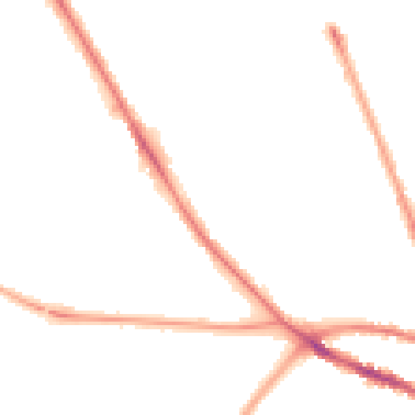 Night-time road noise heatmap for SO16 6SR