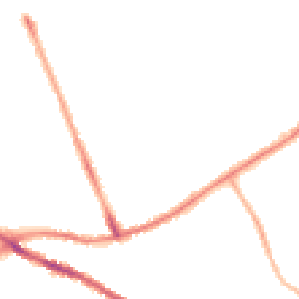 Night-time road noise heatmap for SO16 6SY