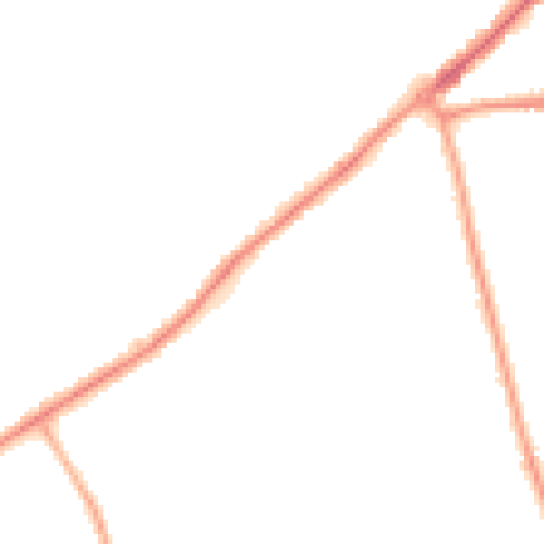 Night-time road noise heatmap for SO16 6TY