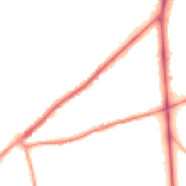 Night-time road noise heatmap for SO16 7BJ
