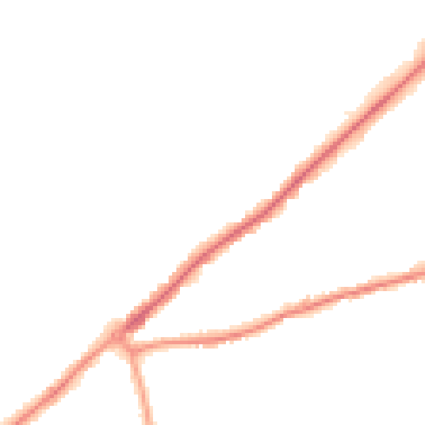 Night-time road noise heatmap for SO16 7DF