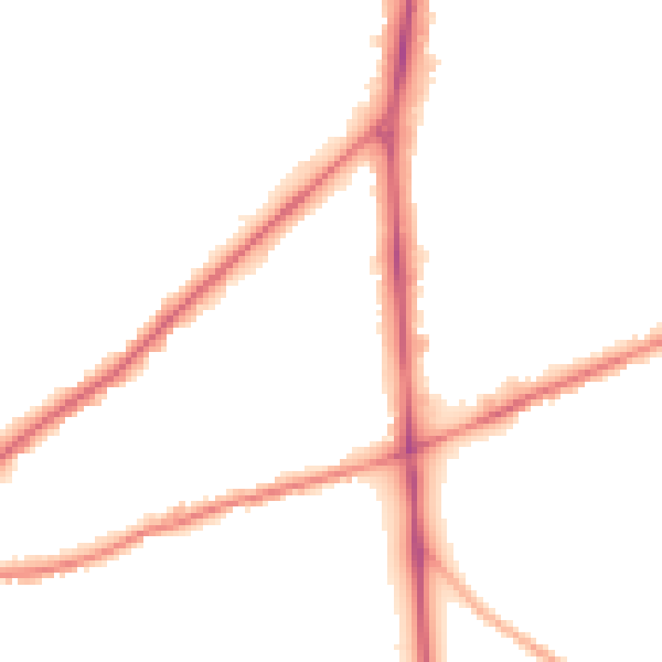 Night-time road noise heatmap for SO16 7DY