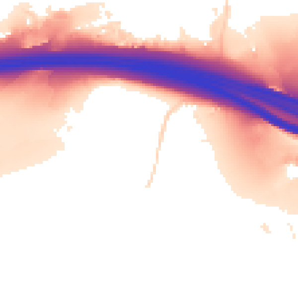 Daytime road noise heatmap for SO16 7JH