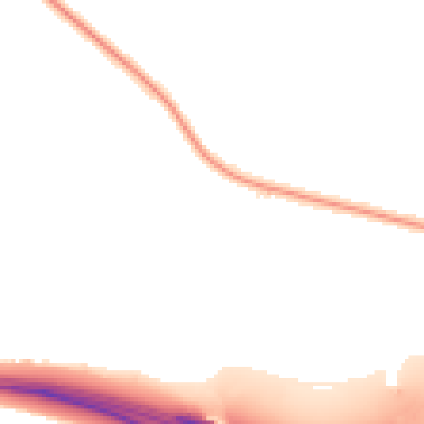 Night-time road noise heatmap for SO16 7JJ