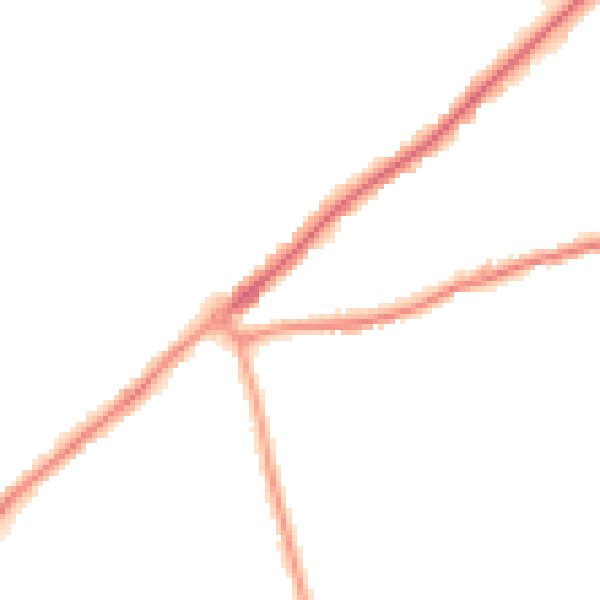 Night-time road noise heatmap for SO16 7LF