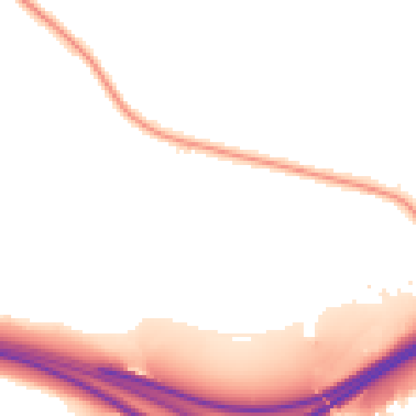 Night-time road noise heatmap for SO16 7LQ