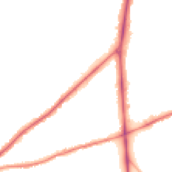 Night-time road noise heatmap for SO16 7ND