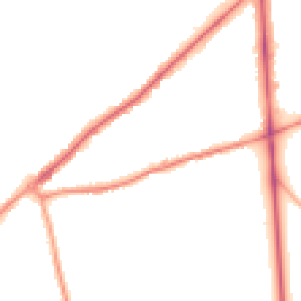 Night-time road noise heatmap for SO16 7NT