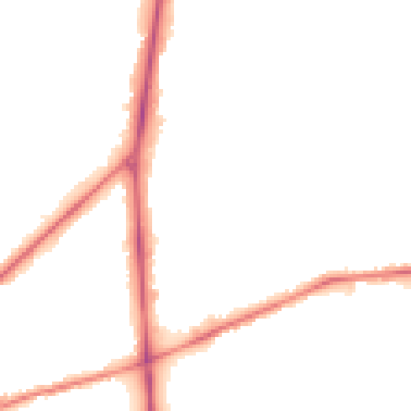 Night-time road noise heatmap for SO16 7PE