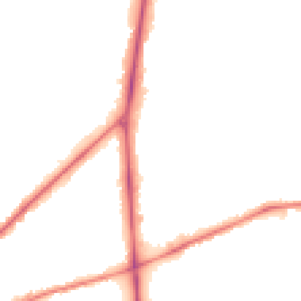 Night-time road noise heatmap for SO16 7PG
