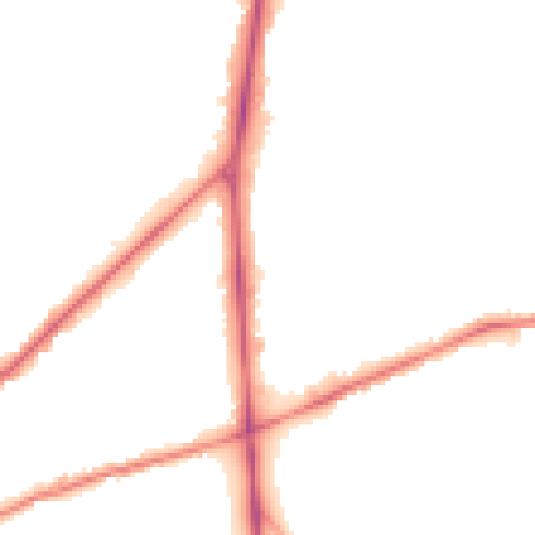 Night-time road noise heatmap for SO16 7PJ