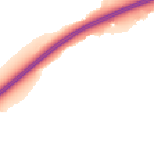 Night-time road noise heatmap for SO16 8AH