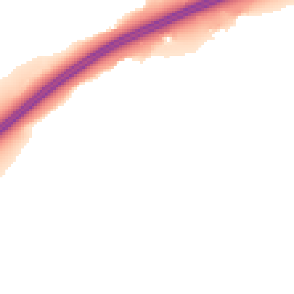 Night-time road noise heatmap for SO16 8AP
