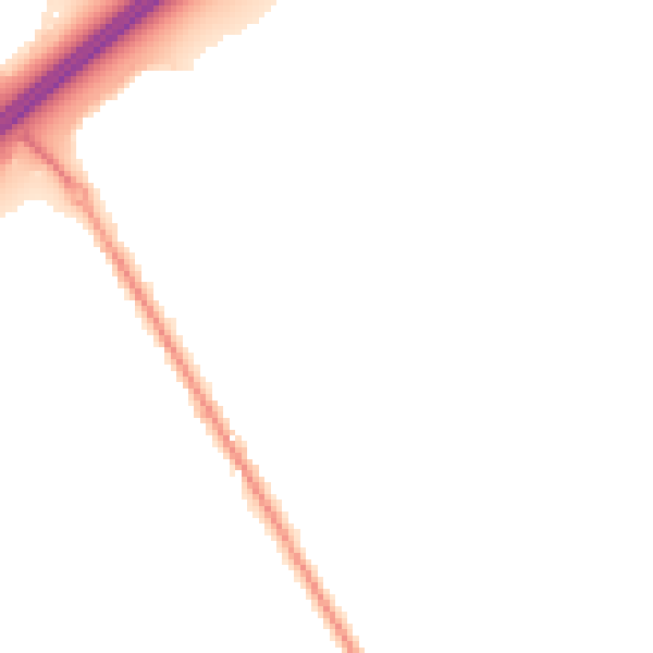 Night-time road noise heatmap for SO16 8DN