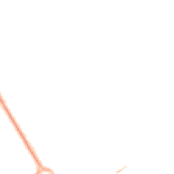 Night-time road noise heatmap for SO16 8JB