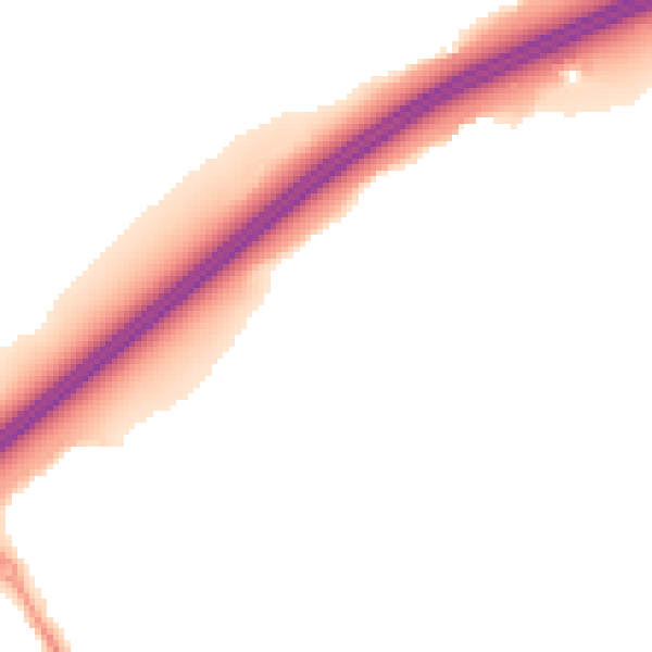 Night-time road noise heatmap for SO16 8JX