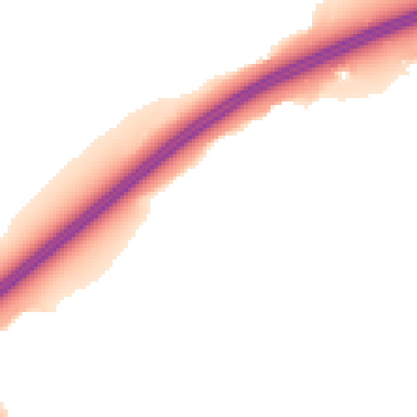 Night-time road noise heatmap for SO16 8JY