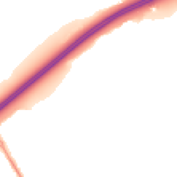 Night-time road noise heatmap for SO16 8LL