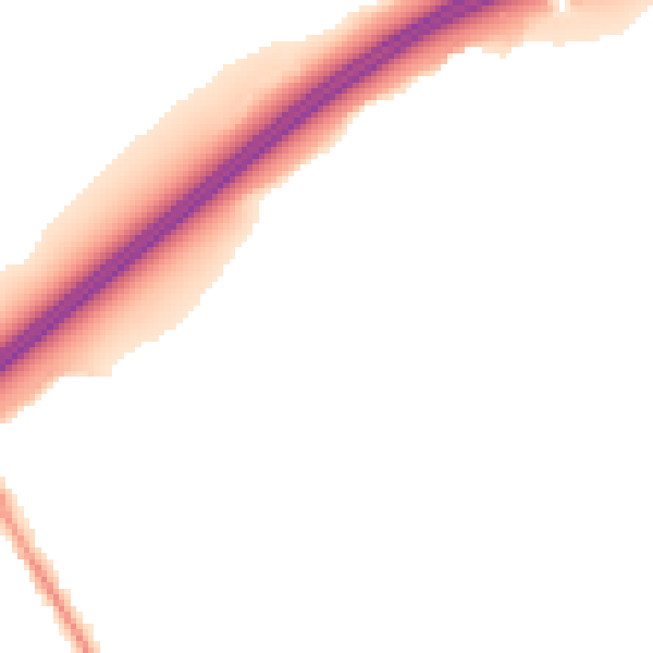 Night-time road noise heatmap for SO16 8LP