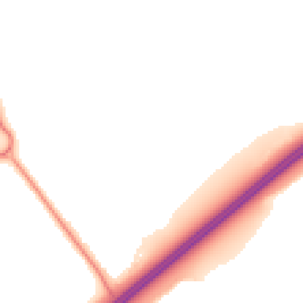 Night-time road noise heatmap for SO16 8LW