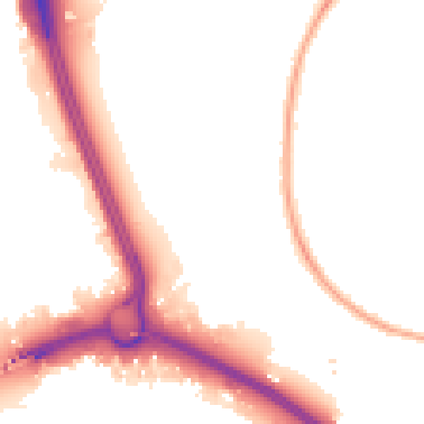 Night-time road noise heatmap for SO16 9BD