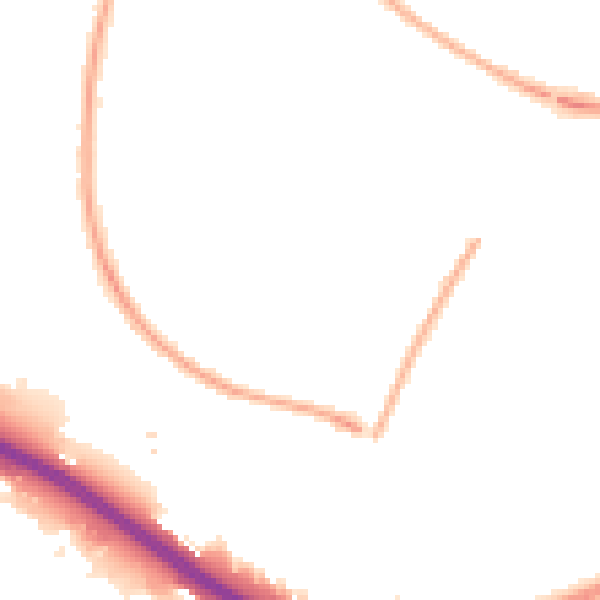 Night-time road noise heatmap for SO16 9DA