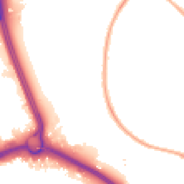 Night-time road noise heatmap for SO16 9HR