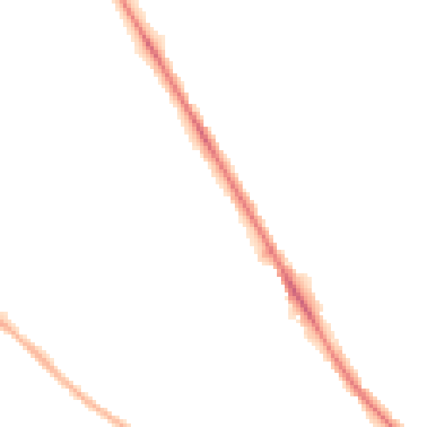 Night-time road noise heatmap for SO16 9RT