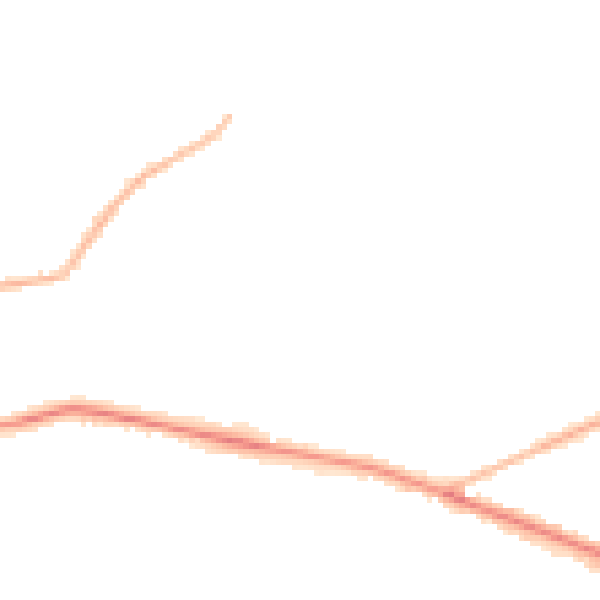 Night-time road noise heatmap for SO19 1FW