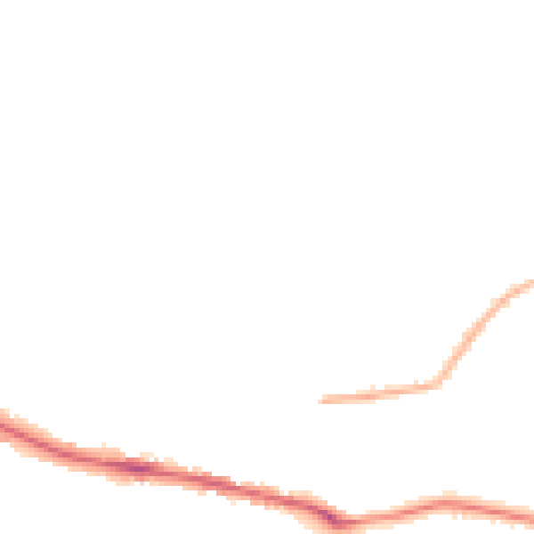 Night-time road noise heatmap for SO19 2RU
