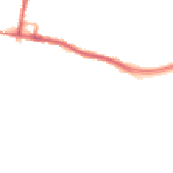 Night-time road noise heatmap for SO19 4BT